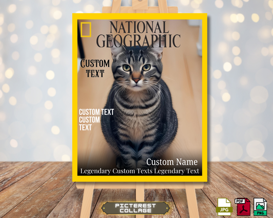 Custom National Geographic Magazine Cover – Personalized Adventure Poster 🌍