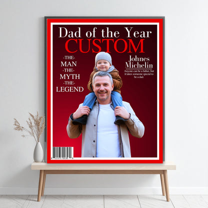 Dad of the Year Custom Magazine Cover