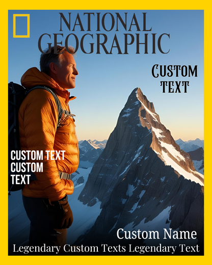 Custom National Geographic Magazine Cover