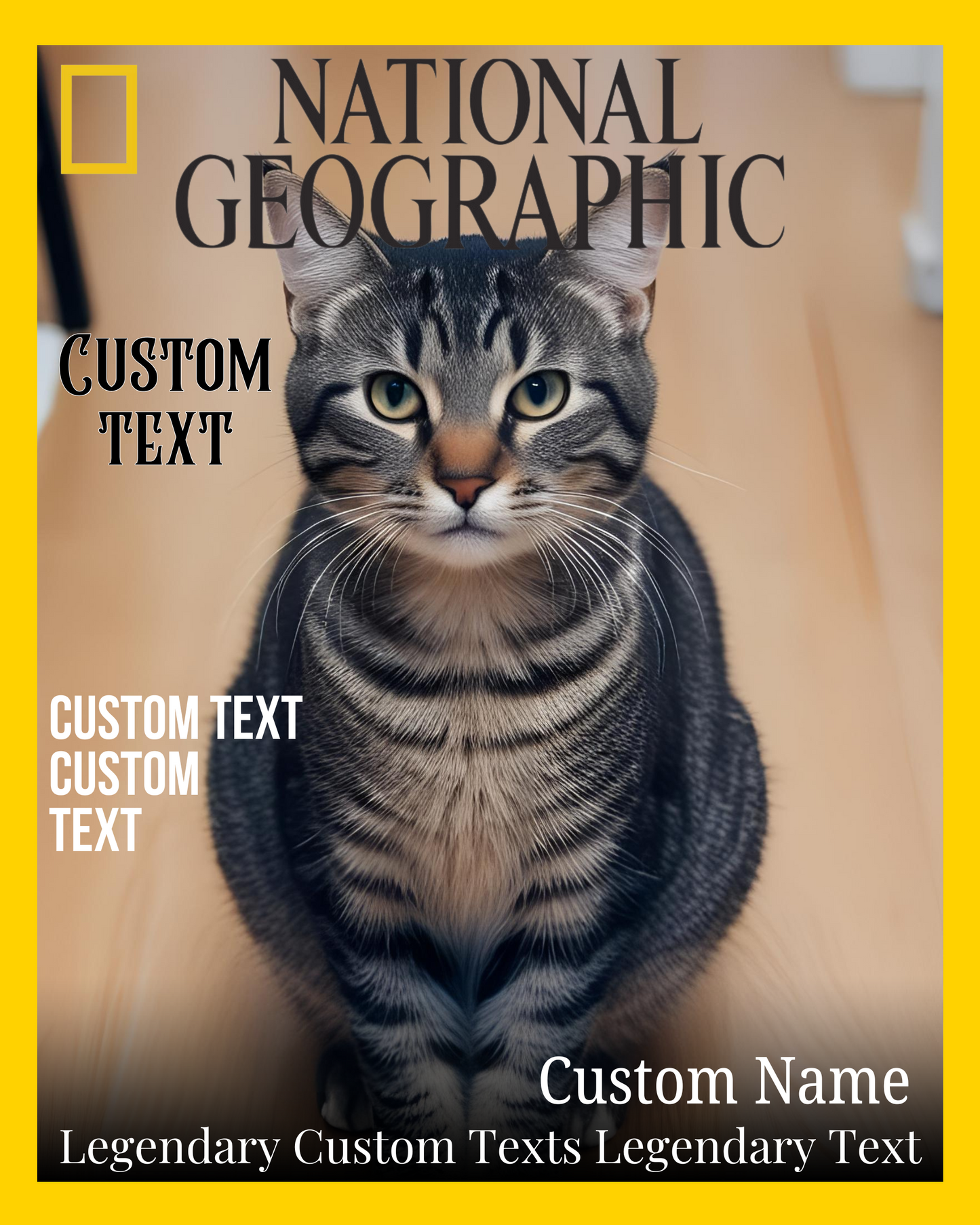 Individuelles National Geographic Magazin-Cover – Personalisiertes Abenteuerposter 🌍