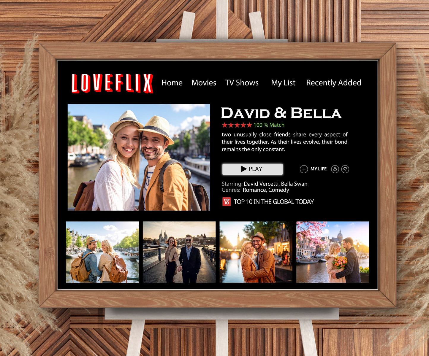 Custom Movie Poster Gift, For Husband Boyfriend, Birthday Gift