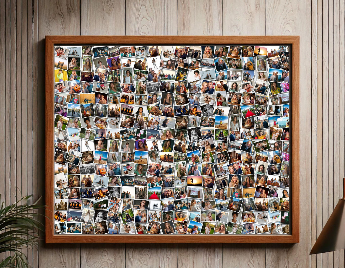Benutzerdefinierte 40. Geburtstagszahl Fotocollage
