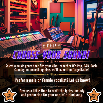 Custom Song – Personalized Birthday, Anniversary & Special Occasion Music | Digital MP3