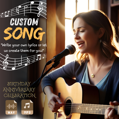 Custom Song – Personalized Birthday, Anniversary & Special Occasion Music | Digital MP3