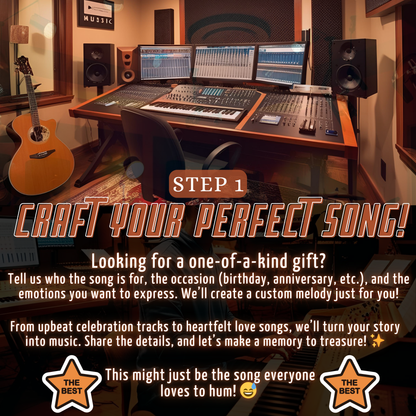 Custom Song – Personalized Birthday, Anniversary & Special Occasion Music | Digital MP3